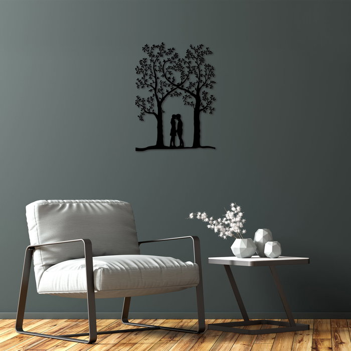 Wallity Love Garden - 270 Accesorio de Pared de Metal Negro